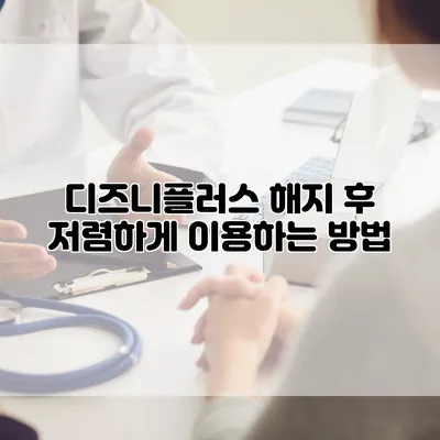 디즈니플러스 해지 후 저렴하게 이용하는 방법